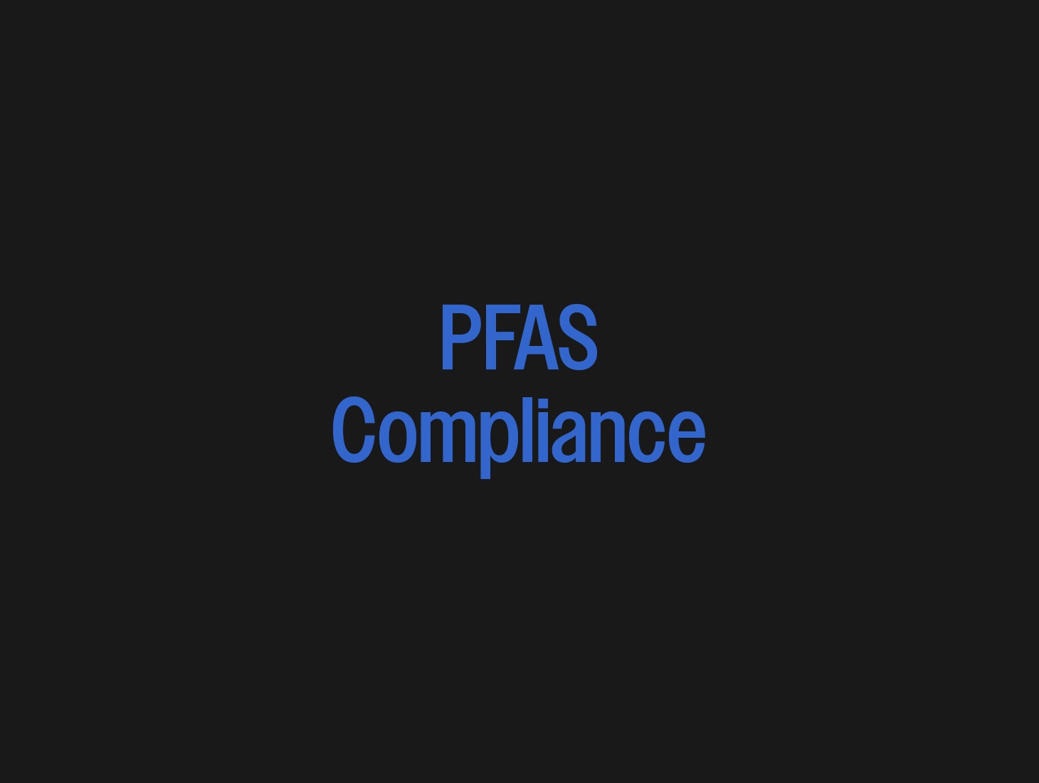 SHOEI PFAS Compliance